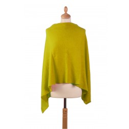 Poncho cachemire ELODIE jaune