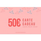 Carte Cadeau 50 euros